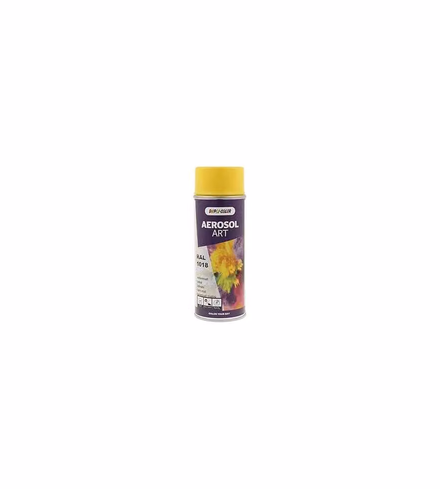 DUPLI-COLOR Aerosol Art RAL 1018 Giallo Zinco Satinato 400 ml