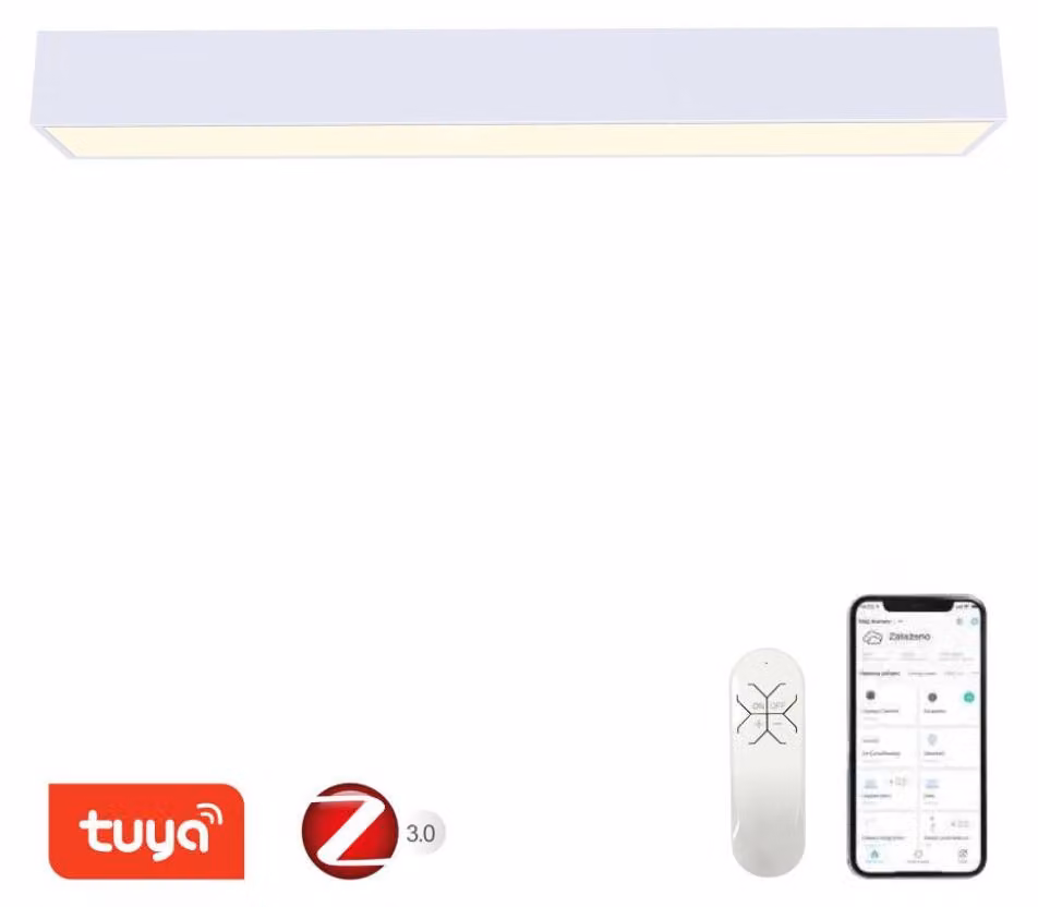 IMMAX NEO CANTO SMART plafoniera 90x15cm, 50W bianco Zigbee 3.0, TUYA