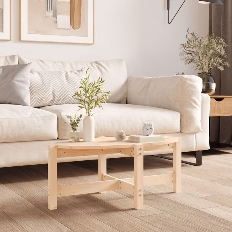 Maison Exclusive - Tavolino da salotto 87x48x35 cm in legno massello di pino