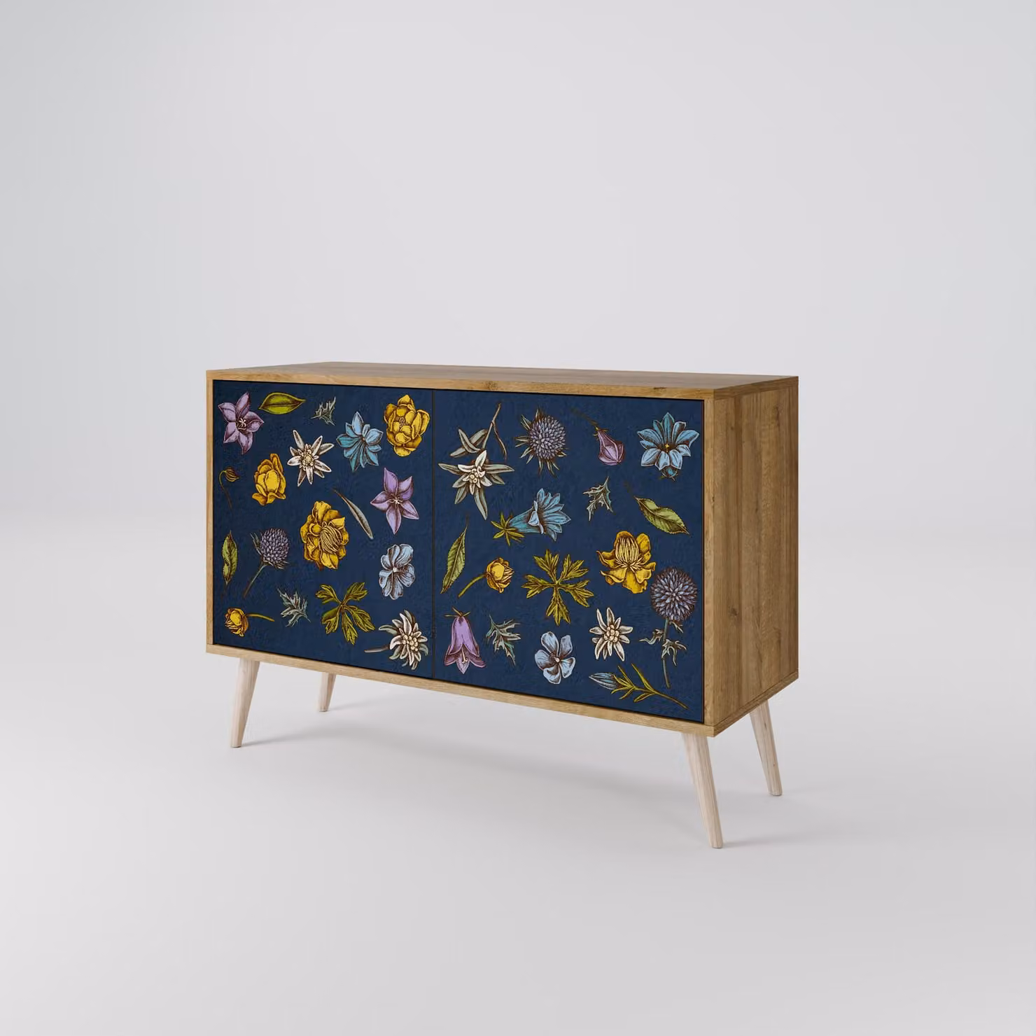 Cassettiera Spacerebels a 2 ante - credenza cassettiera - credenza alta - mobile guardaroba - soggiorno camera da letto - 57,5×111×42 (HxLxP)