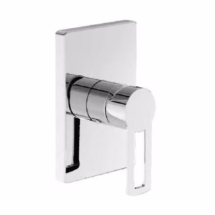 Jika Pure - Miscelatore per doccia da incasso, con corpo cromato, modello H3314260040001