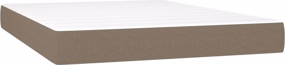 Materasso a Molle Insacchettate Rigidità Media Grigio Tortora 140x200x20 cm