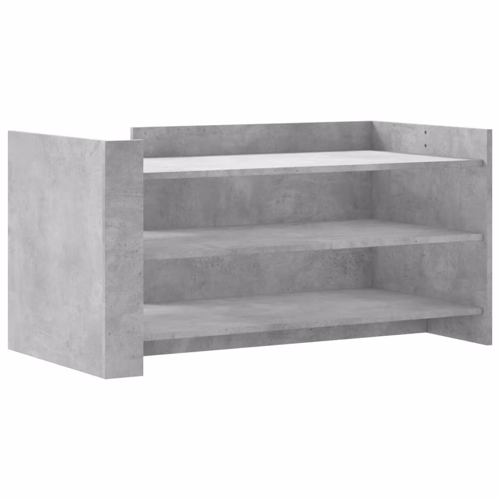 Tavolino Salotto Grigio Cemento 100x50x50 cm Legno Multistrato