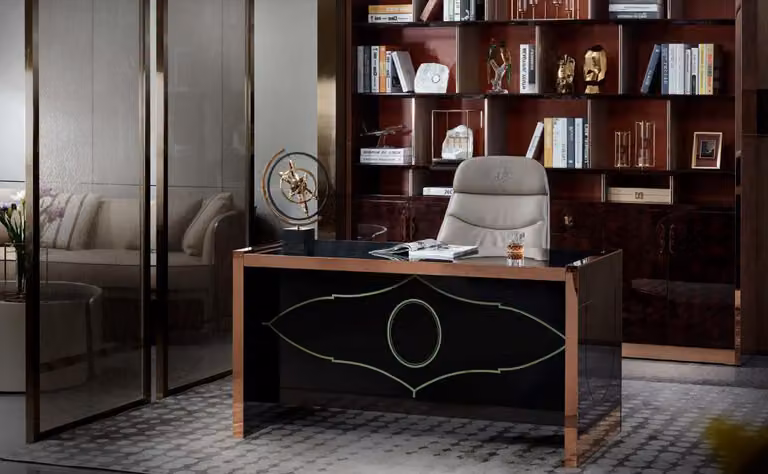 Tisch Stuhl Büroschrank Arbeitszimmer Kreative Modern Design Möbel Luxus