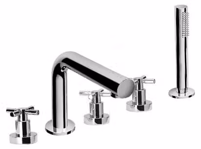 Herzbach 14.952450.1.01 Miscelatore per vasca a cinque fori STILO