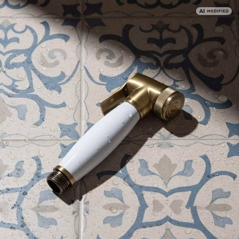 PaulGurkes bidet doccia a spruzzo bronzo nostalgia retro Vetroceramica