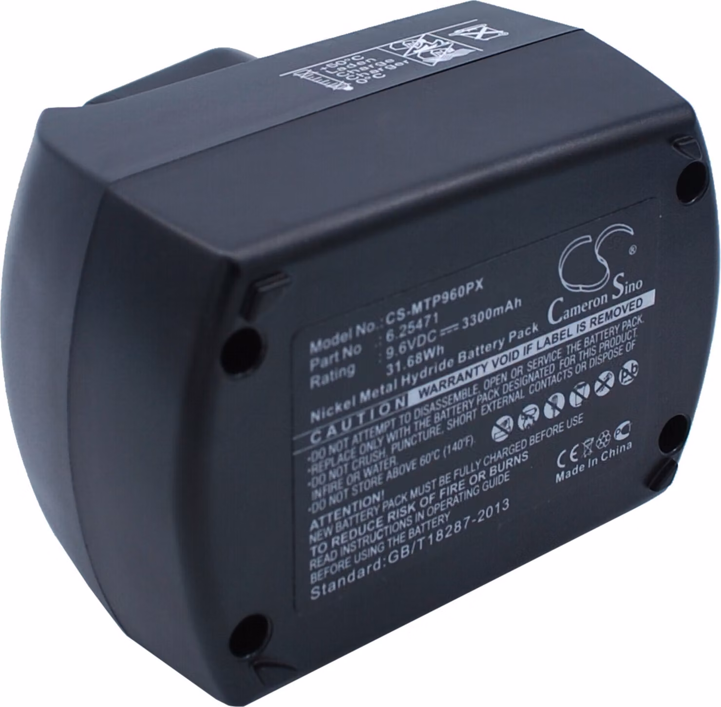 TECHTEK Batteria compatibile con [Metabo] BS 9.6, BS9.6, BSP9.6, BSZ9.6, BSZ9.6 Air cooled, BSZ9.6IM Plus, BZ9.6SP, Implus, KSA9.6, SB9.6, SBP9.6, SB
