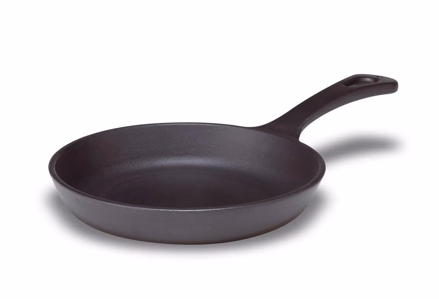 Mini Griglia in ghisa con manico Nero Opaco, diam.16cm