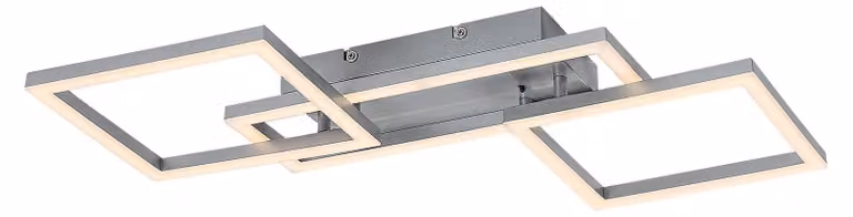 Rabalux 71382 Ellinor LED 40 plafoniere in metallo e plastica color cromo