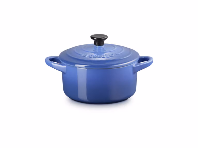 Mini Cocotte Rotonda - Blu Cobalto