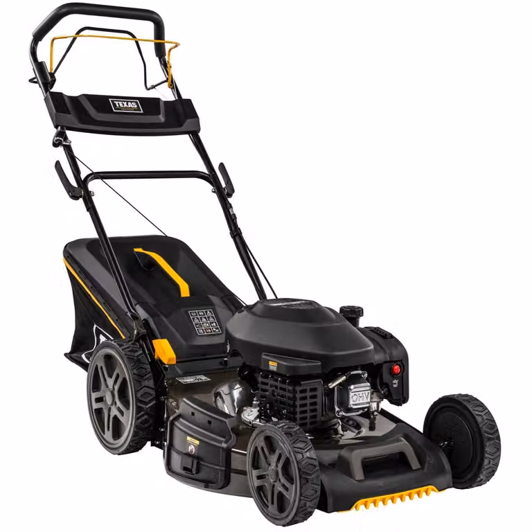 TEXAS Rasaerba a benzina, con motore, trazione sulle ruote, larghezza di taglio 46 cm, modello TPL 460TR/W, cilindrata 149 cm³, potenza 2,8 kW