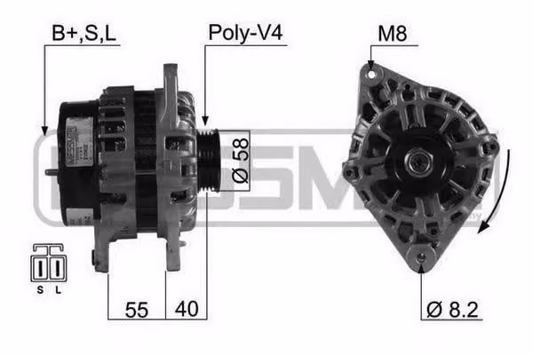 Alternatore 80A