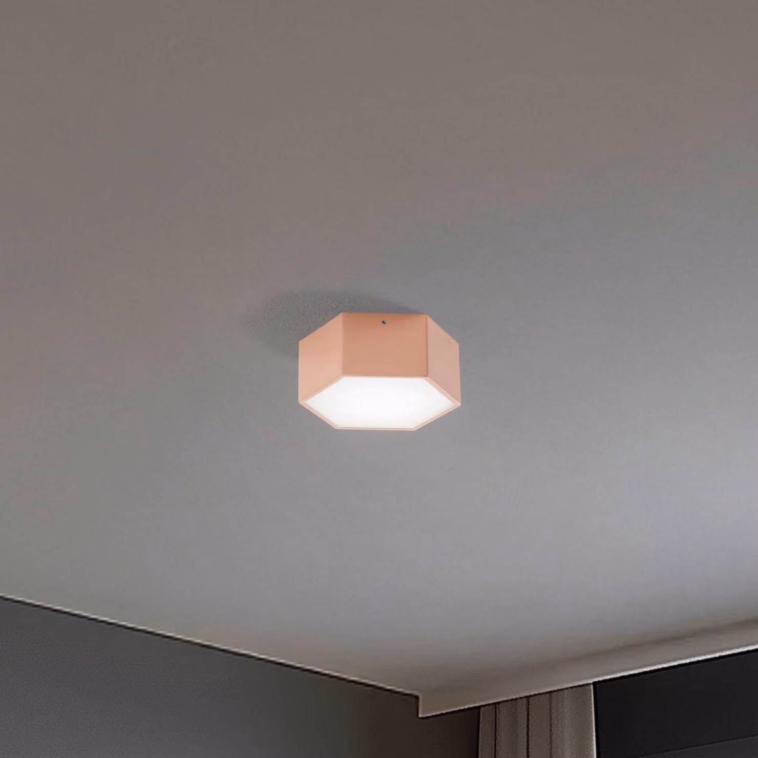 Plafoniera a LED Libre Argon, Marrone / Ruggine, Soggiorno / Sala da pranzo, Metallo, Plafoniera LED
