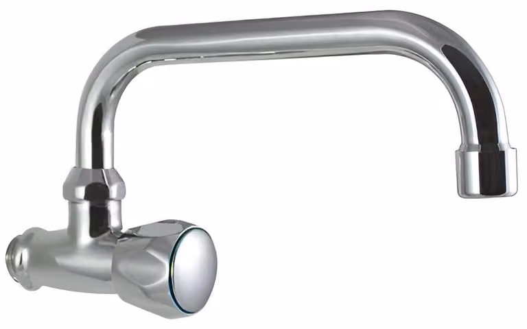 Solidchoice - Rubinetto da cucina con uscita orizzontale dell'acqua