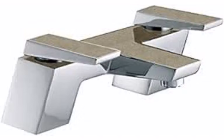 Scarico per vasca Bristan msai BF CS Metallix Sail, finitura champagne, cromo/champagne