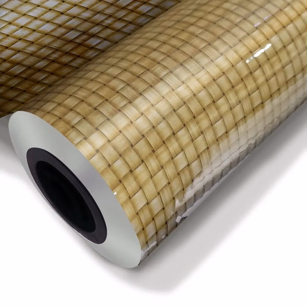 Pellicola decorativa adesiva Plastiwood Bambu Strips colore marrone e beige L: 122 cm, P: 1000 cm – 2