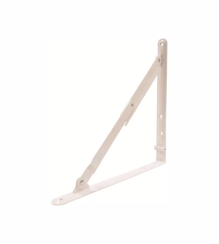 Mobila Reggimensola Pieghevole 300x300mm Bianco in Ferro Elegante