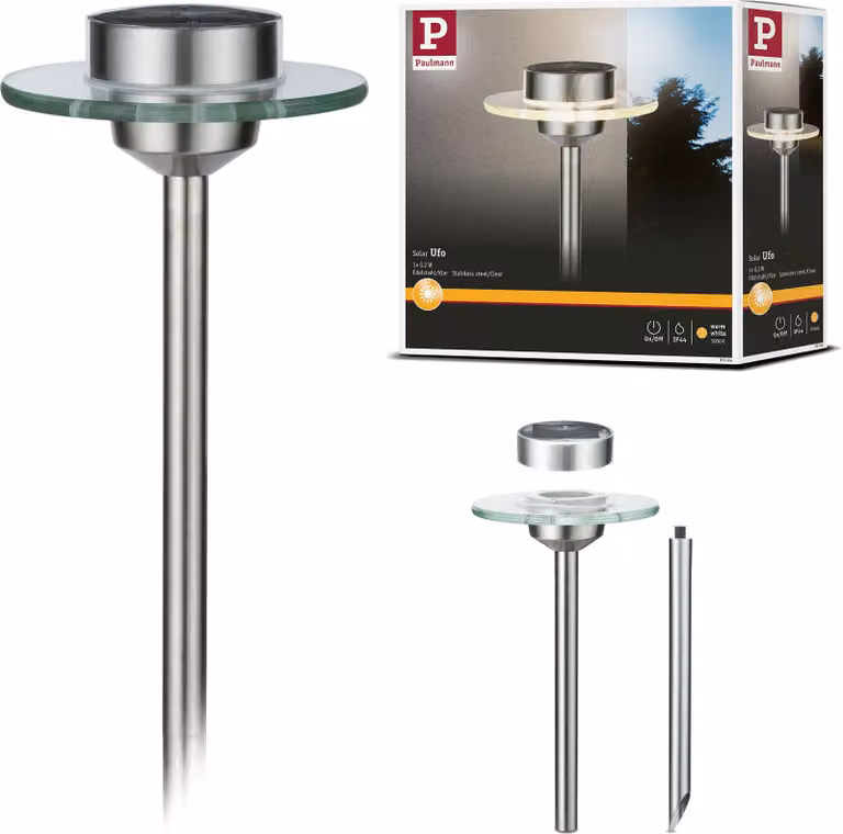 Paulmann faretto solare a LED da giardino Ufo