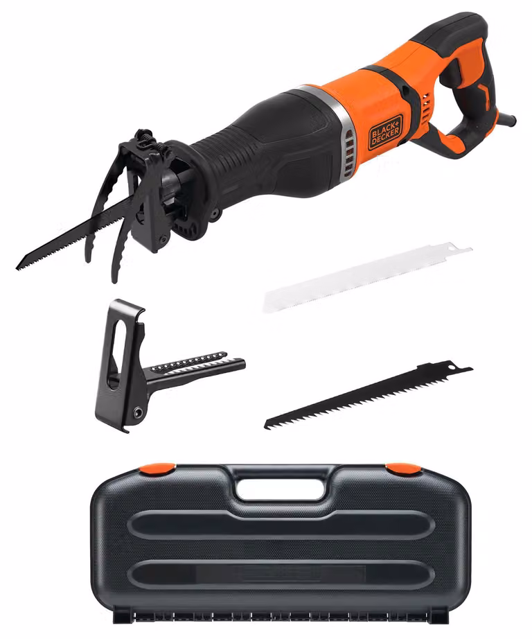 BLACK+DECKER Black & Decker BES301 sega alternativa 2800 spm 750 W Nero, Arancione