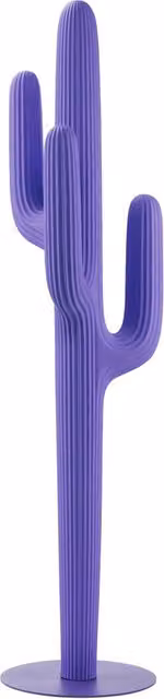 Appendiabiti da esterno Qeeboo Saguaro in polietilene color viola opaco