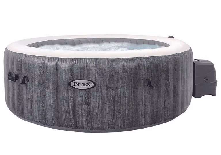 Intex PureSPA - Vasca idromassaggio a bolle, modello Greywood Deluxe AP 4