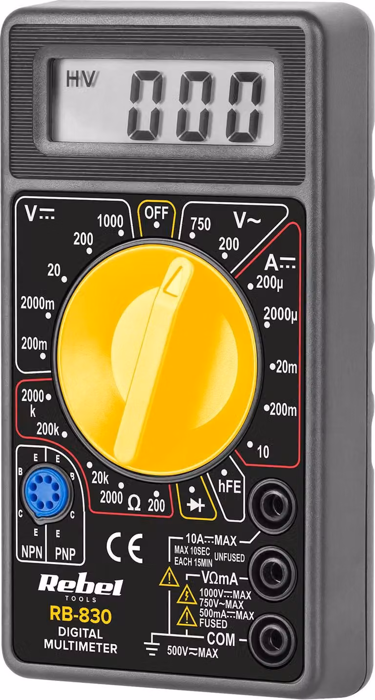 MIE-RB-830 Misuratore universale REBEL RB-830