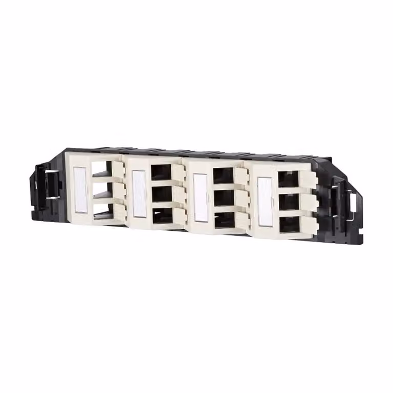 Metz Connect Subway Unità da incasso GB3 Keystone 12 porte non equipaggiata bianco perla 130B20S61201-E