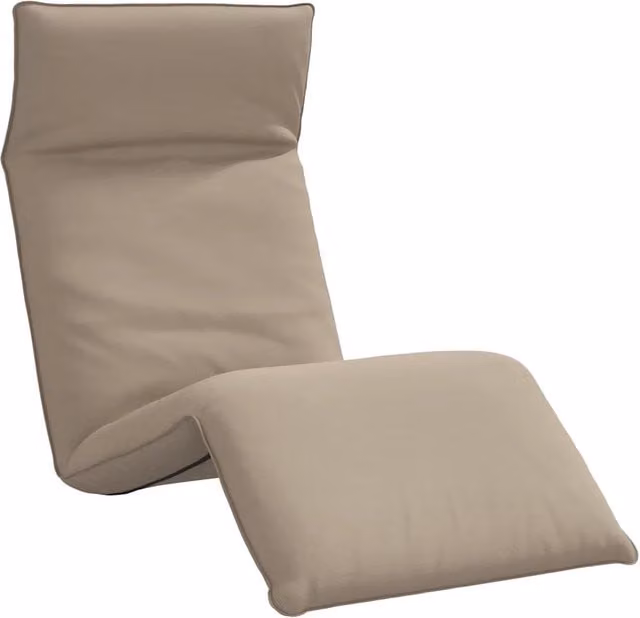 Sdraio da giardino pieghevole beige in tessuto Oxford e acciaio verniciato L: 175 cm, P: 54 cm, H: 8,5 cm – 1