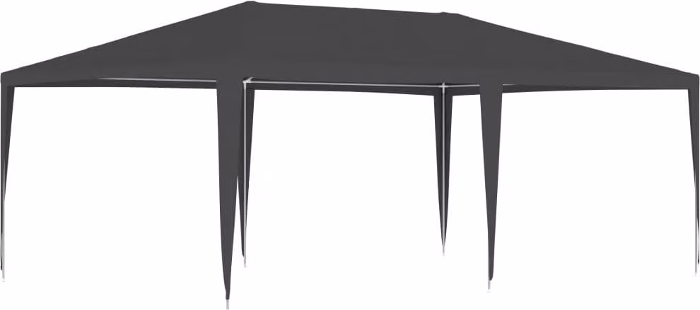 Gazebo Professionale 4x6 m Antracite 90 g/m²