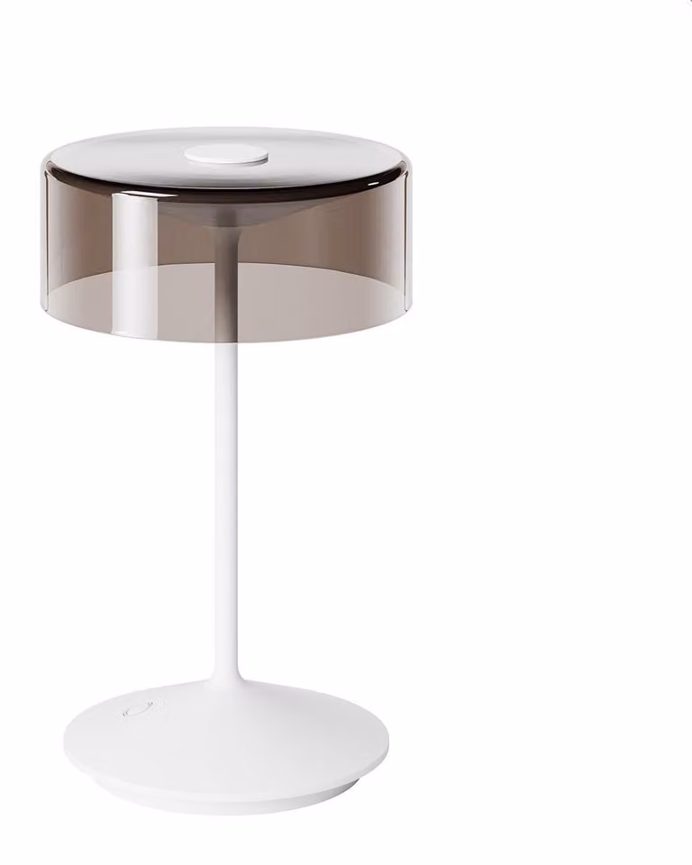 Luce di vetro ricaricabile Numotion Sigor IP54 2,2W Flex Mood 2700/2200K bianco neve