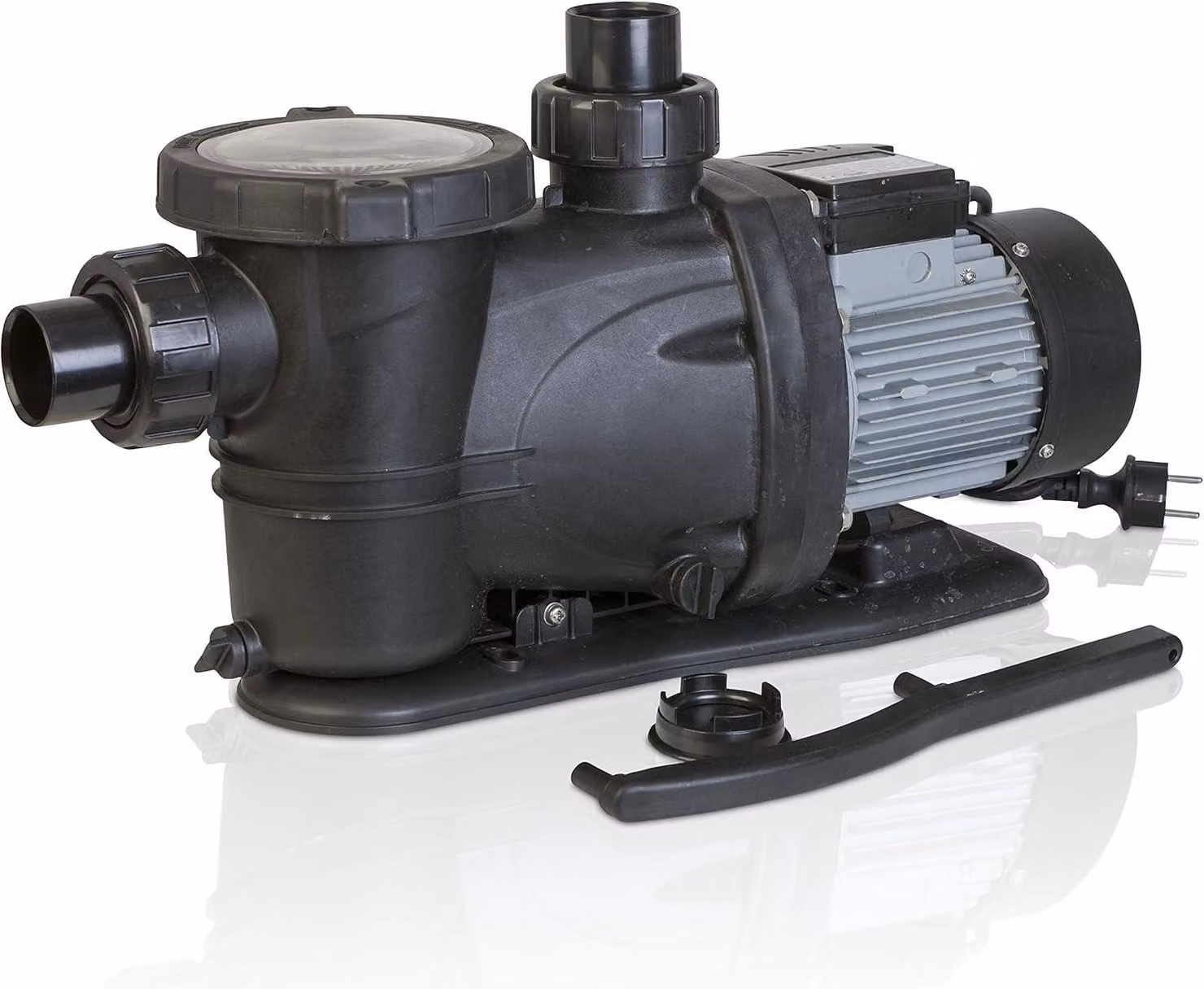 Pompa filtro per piscine, 600 W, portata 17.000 l/h, pompa centrifuga autoadescante per piscine fino a 65 m³