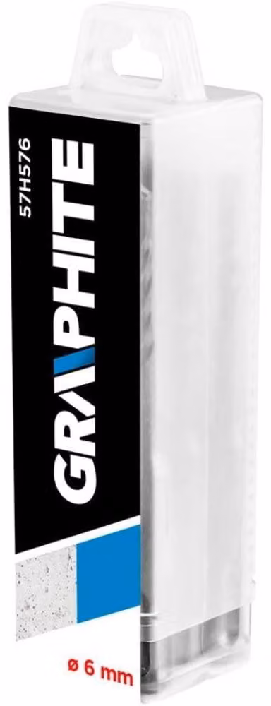 Punta per calcestruzzo GRAPHITE SDS Plus, 6 x 110 mm, S4, quatro x 10 pz.