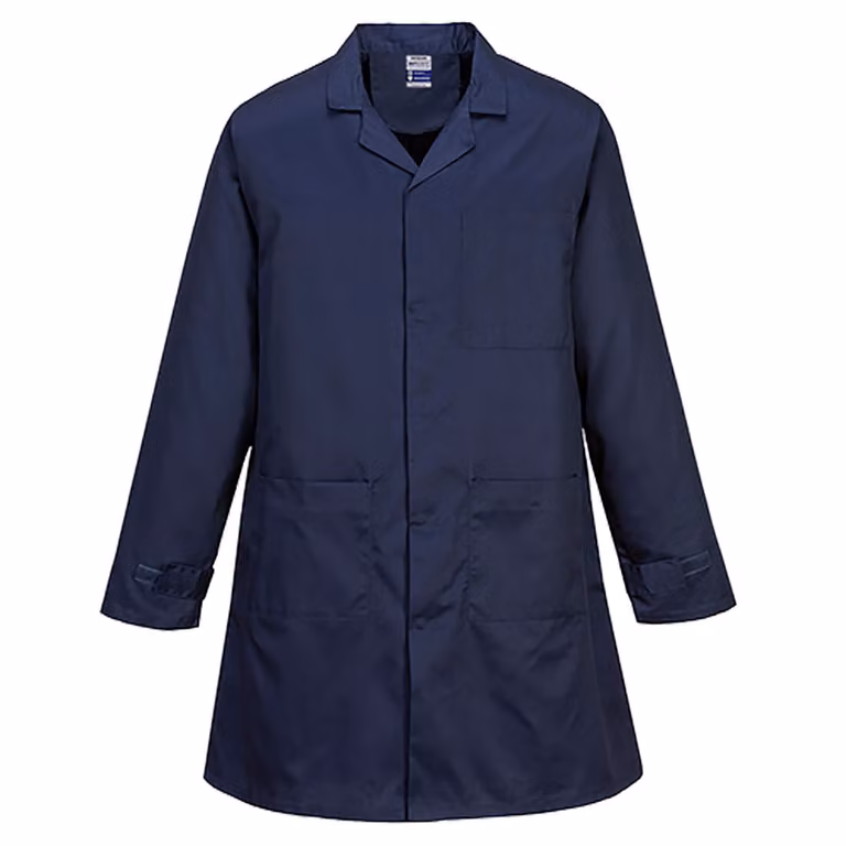 Portwest AS10 Camice antistatico ESD Navy Taglia XS