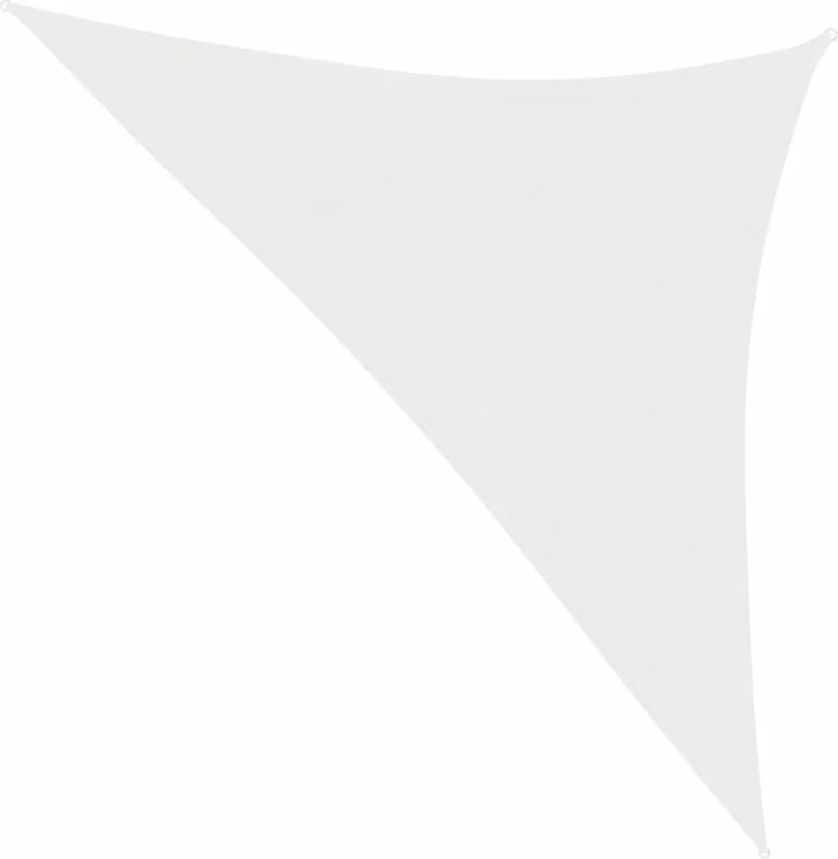 The Living Store Tenda da sole 160 g/m² Bianco 3x3x4,2 m HDPE