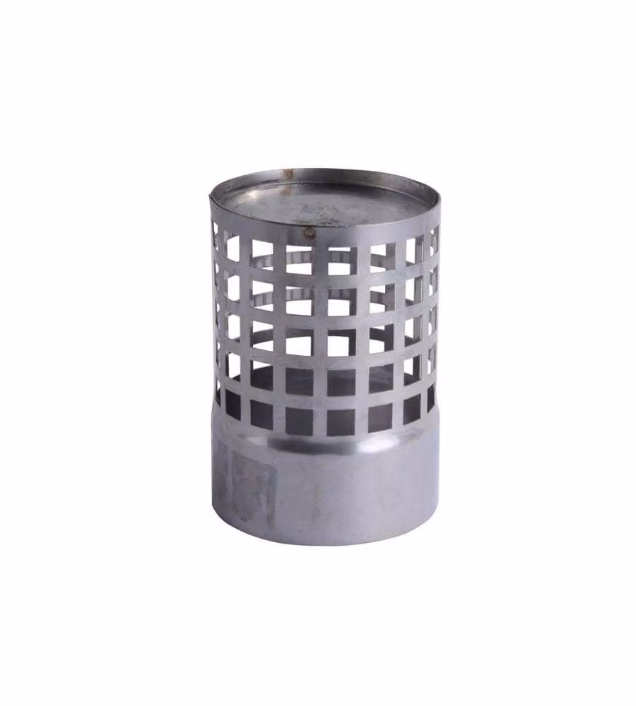 Terminale Scarico per stufe a Pellet in Acciaio Inox 10 cm Ala