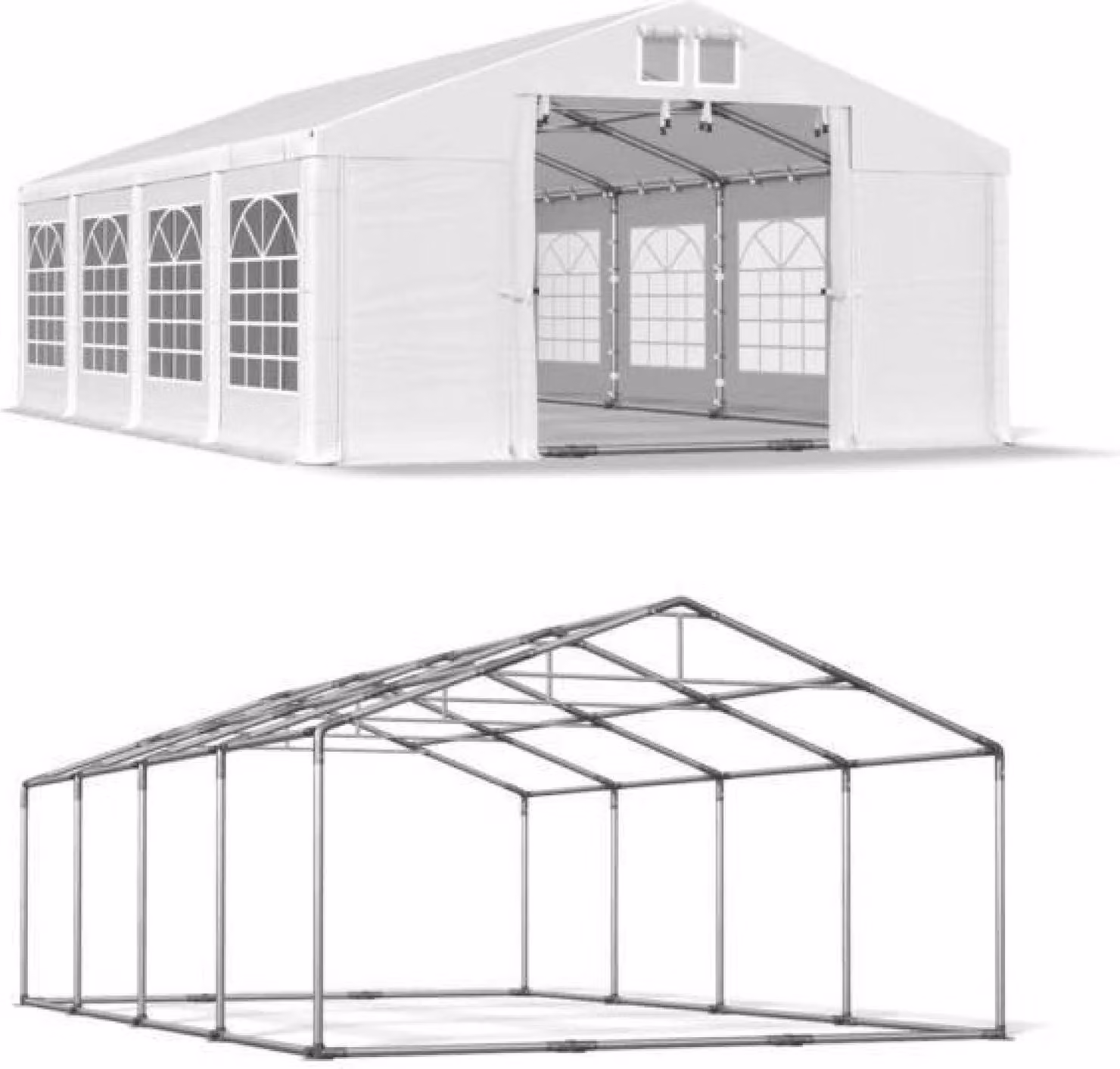 Tenda estiva 6x8 Bianco SUMMER PLUS ISD