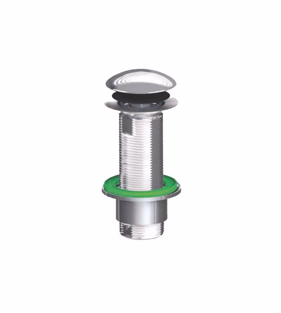 Piletta click-clack in plastica cromata