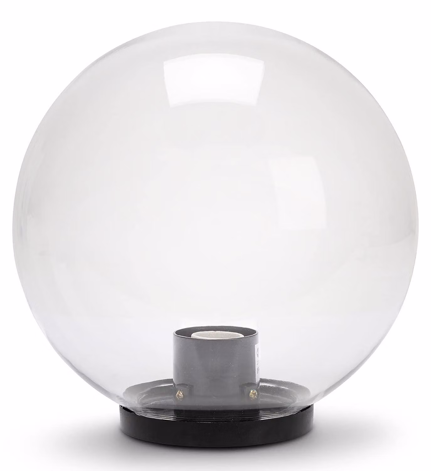 Lampada da esterno, grado di protezione IP44, forma rotonda, diametro 250 mm, attacco E27, materiale PMMA (acrilico), colore bianco, potenza 60W