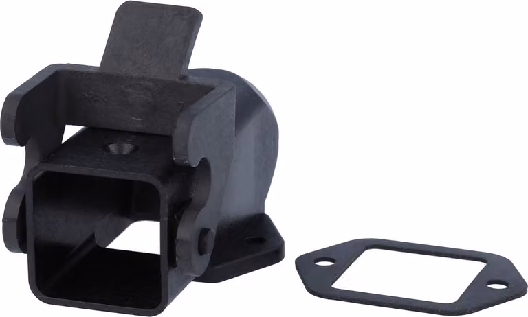 HARTING Han 3A Base con fondo aperto, 1xM16 uscita cavo diritta, con 1 morsetto a vite M16 Area di serraggio