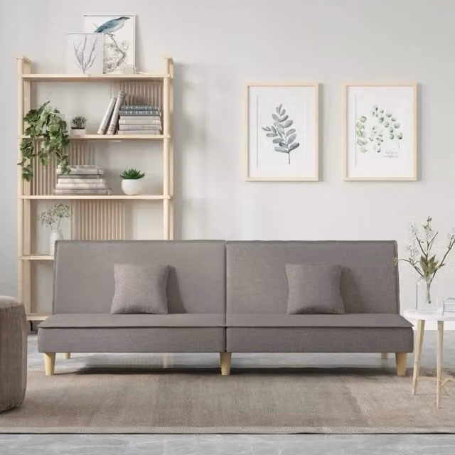 Divano letto-Sofa Letto-Daybed Tortora in Tessuto 250780