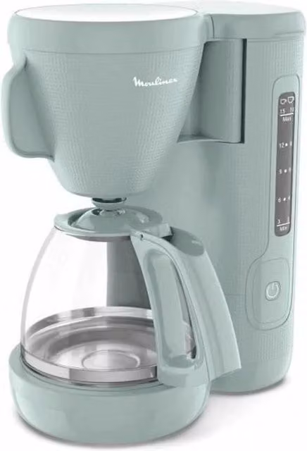 Caffettiera con filtro permanente, serbatoio d'acqua e funzione di riscaldamento - 1,25 L