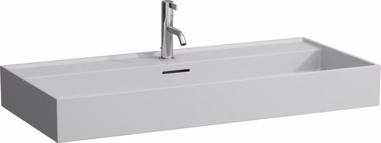 LAUFEN Kartell lavabo à poser, 1 trou pour robinet, avec trop-plein, 1000x460mm, H8163377591041, H8163377591041