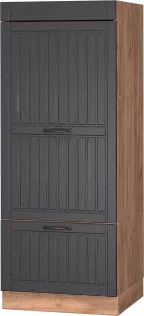 Mobile cucina dispensa Vicco Fame-Line Grigio scuro/Rovere dorato 60 cm, Model 56962