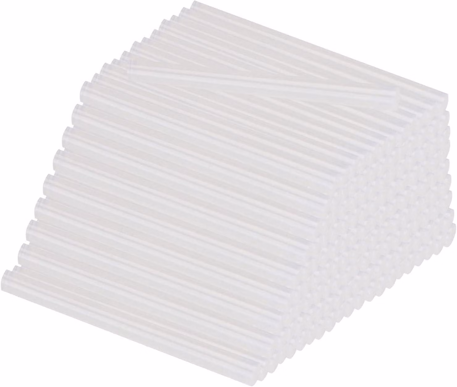 Bastoncini di colla trasparenti, 200 x 11 mm, confezione da 50 pezzi, per pistola a colla