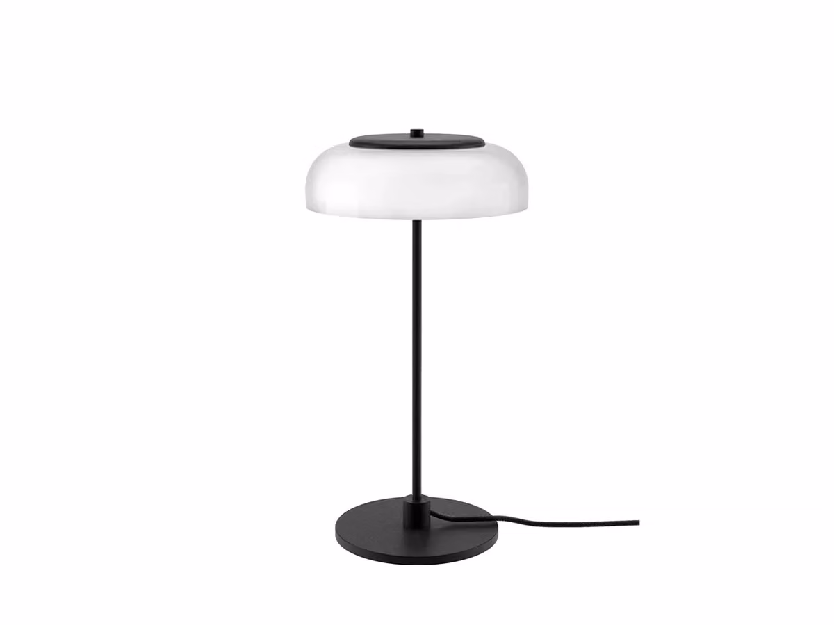 Blossi Lampada da tavolo Nero/Bianco Opalino - Led Integrato