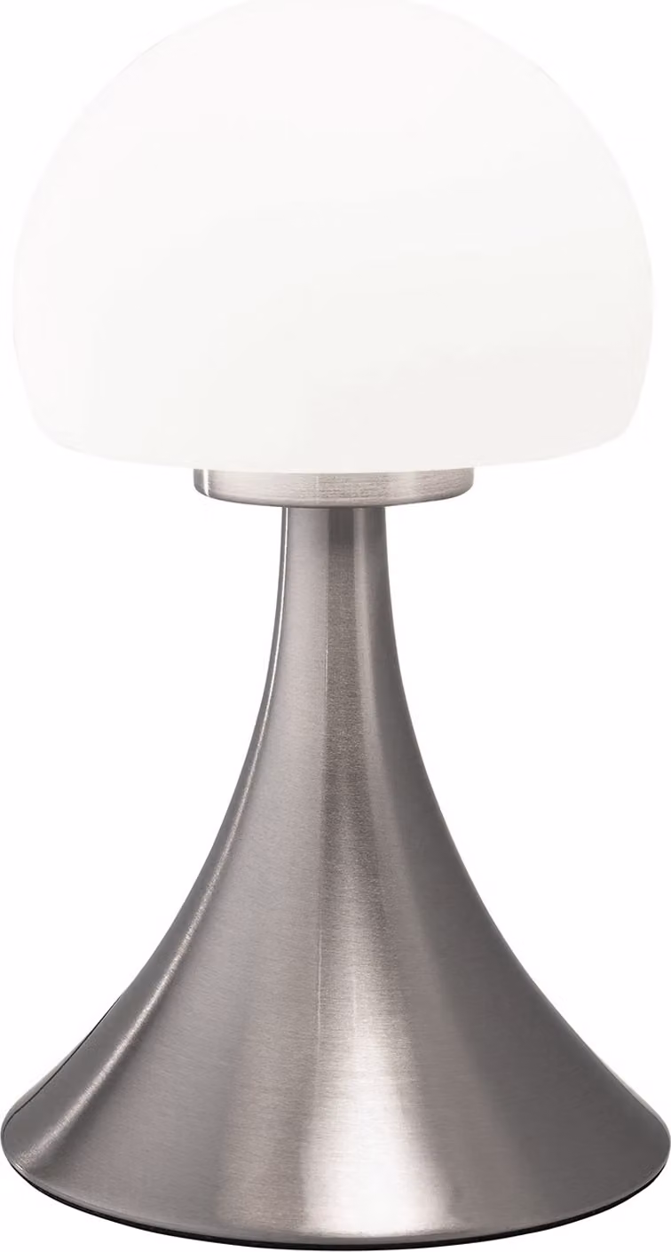 Lampada da tavolo a LED - Colore argento - Metallo - H 26 cm - Touch dimmer
