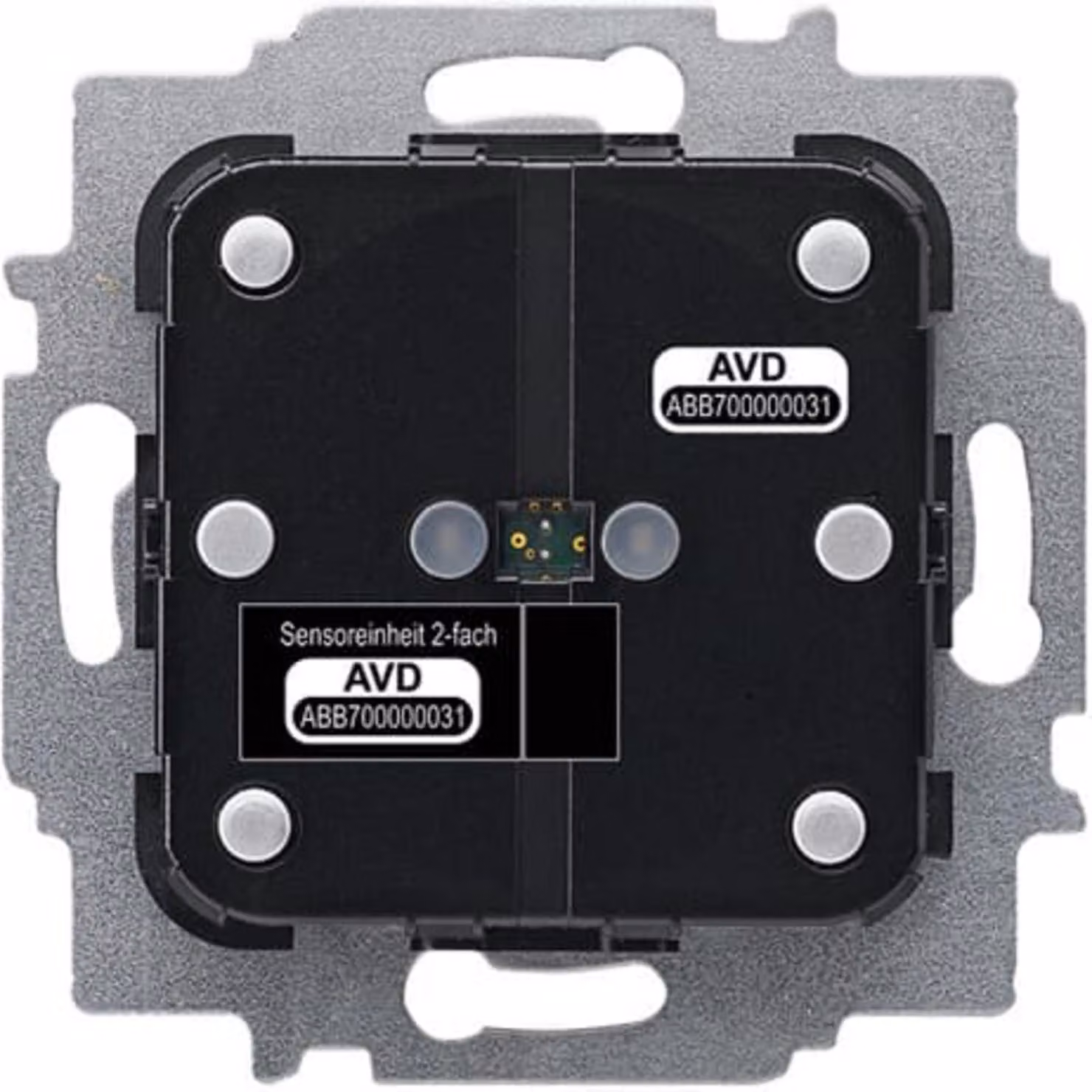 Pulsante Busch-Jaeger BA quadruplo KNX 6108/07, 1 pz.