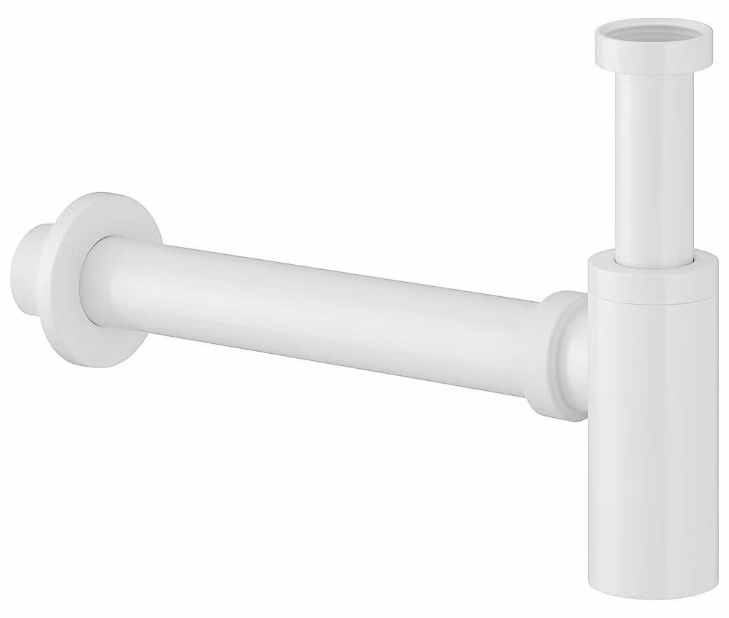 CERANO - Sifone per lavabo - 5/4" - plastica - DN40/300 mm - bianco lucido