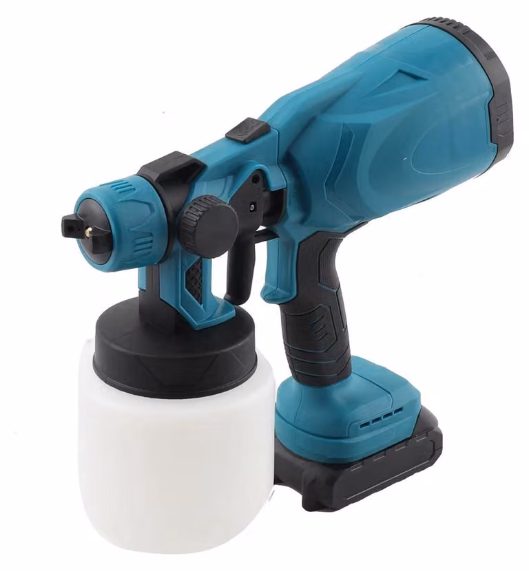 Spruzzatore a colori – Pistola a spruzzo senza fili – Serbatoio da 800 ml – Dispositivo portatile – Compatibile con batterie da 18V (batteria non inclusa)