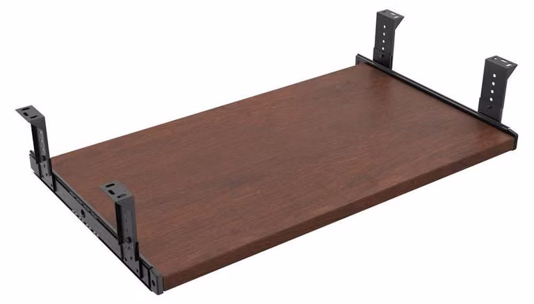 Cassetto per tastiera regolabile in altezza, struttura in legno